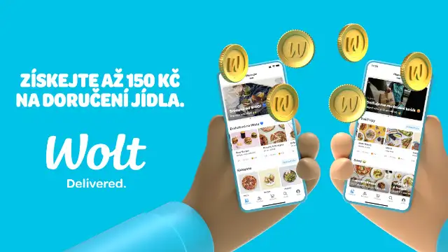 Wolt 150 Kč